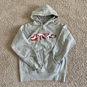 Supreme Men's Heavyweight Cotton Delta Logo Streetwear Unisex Pocket Hoodie